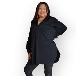 LYSSÉ Elegant Black Women's Top SIZE XL